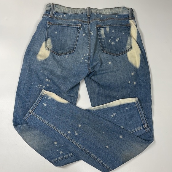 J Brand Zephyr Bleach Marked Denim Skinny Jeans Size 27 - Picture 2 of 9